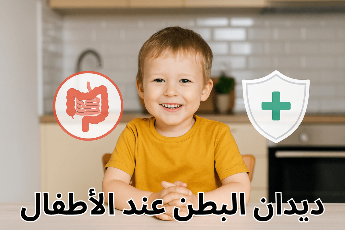 صورة طفل صغير يعبر عن الوقاية من ديدان البطن عند الأطفال هل يسبب ألم البطن؟