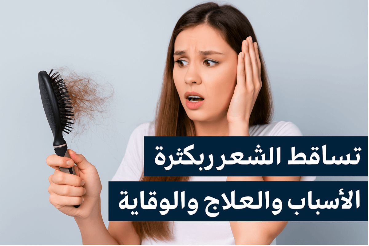 امرأة شابة تستخدم زيتًا طبيعيًا كجزء من روتين علاج تساقط الشعر أمام المرآة